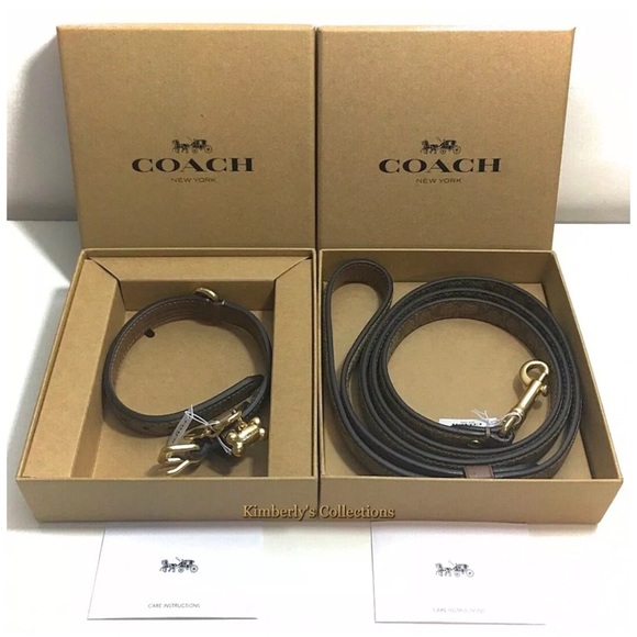 Coach Other Coach Small Dog Or Puppy Collar Leash Set New Poshmark